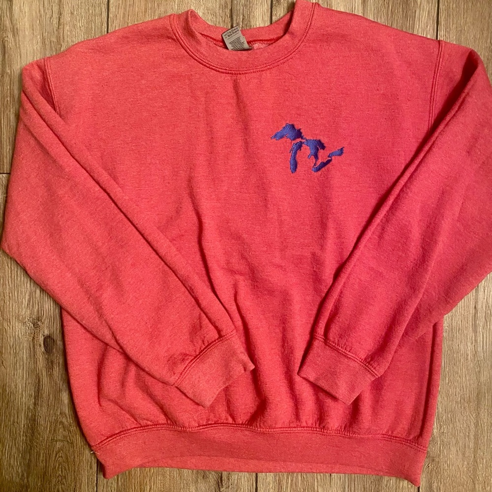 Michigan embroidered sweatshirt